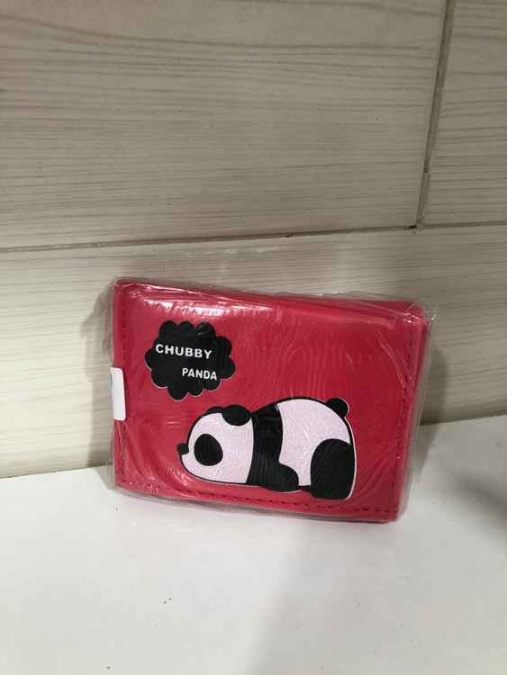 کیف پول دخترانه طرح پاندا چرم