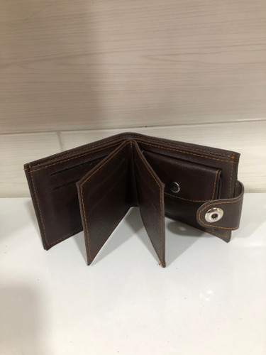 کیف پول مردانه چرم دکمه اهنربایی